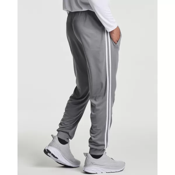 Real Essentials 3 Pack Mens Tech Mesh Active Athletic Casual Jogger Sweatpants with PocketsAvailable in Big ampamp TallSet 5