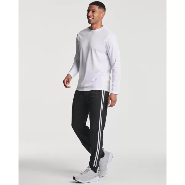 Real Essentials 3 Pack Mens Tech Mesh Active Athletic Casual Jogger Sweatpants with PocketsAvailable in Big ampamp TallSet 5