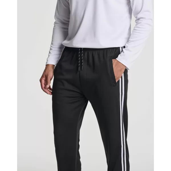 Real Essentials 3 Pack Mens Tech Mesh Active Athletic Casual Jogger Sweatpants with PocketsAvailable in Big ampamp TallSet 5
