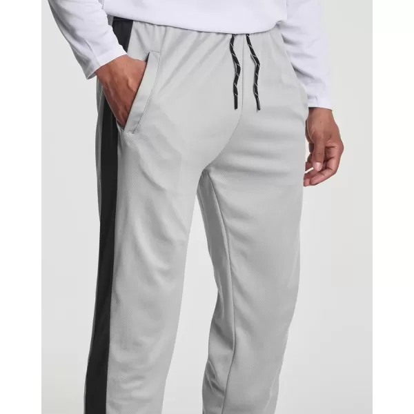 Real Essentials 3 Pack Mens Tech Mesh Active Athletic Casual Jogger Sweatpants with PocketsAvailable in Big ampamp TallSet 7