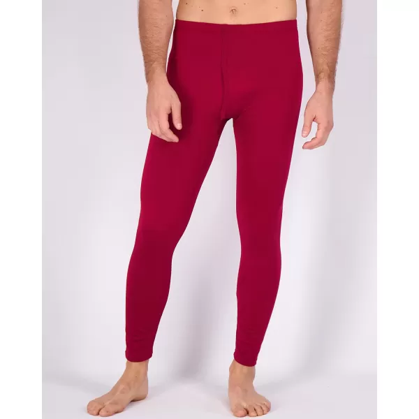 Real Essentials 3 Pack Mens Thermal Underwear Base Layer Fleece Lined Pants with Fly  Long John BottomBig ampamp TallSet D