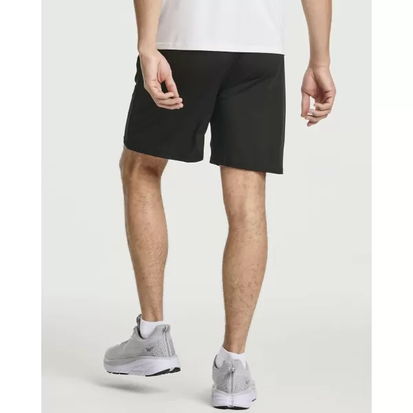 Real Essentials 5 Pack Mens DryFit 7quot Active Athletic Sweat Resistant Performance Workout Shorts Available in Big ampamp TallSet 2