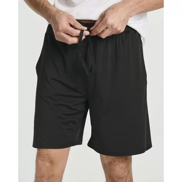 Real Essentials 5 Pack Mens DryFit 7quot Active Athletic Sweat Resistant Performance Workout Shorts Available in Big ampamp TallSet 2