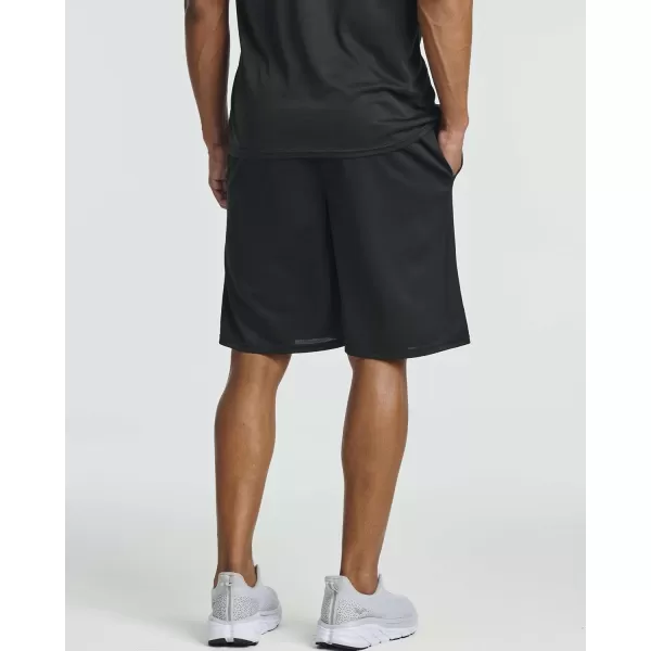 Real Essentials 5 Pack Mens Mesh Athletic Basketball Shorts Quick Dry Activewear with PocketsSet K