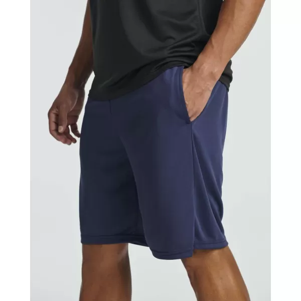 Real Essentials 5 Pack Mens Mesh Athletic Basketball Shorts Quick Dry Activewear with PocketsSet K