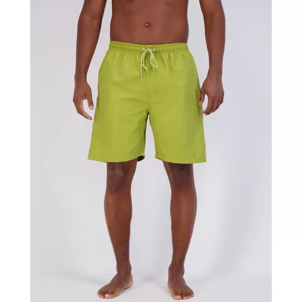 Real Essentials 3 Pack Mens 7quot QuickDry Swim Trunk with with Mesh Lining Available in Big ampamp TallSet 7