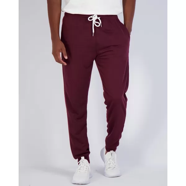 Real Essentials 3 Pack Mens French Terry Fleece Active Casual Jogger Sweatpants with Pockets Available in Big ampamp TallSet 2