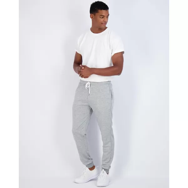 Real Essentials 3 Pack Mens French Terry Fleece Active Casual Jogger Sweatpants with Pockets Available in Big ampamp TallSet 6