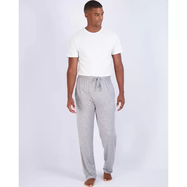 Real Essentials 3 Pack Mens Soft Pajama Lounge Pants with Drawstring ampamp Pockets  4Way Stretch ampamp WickingBig ampamp Tall S5XLSet 2