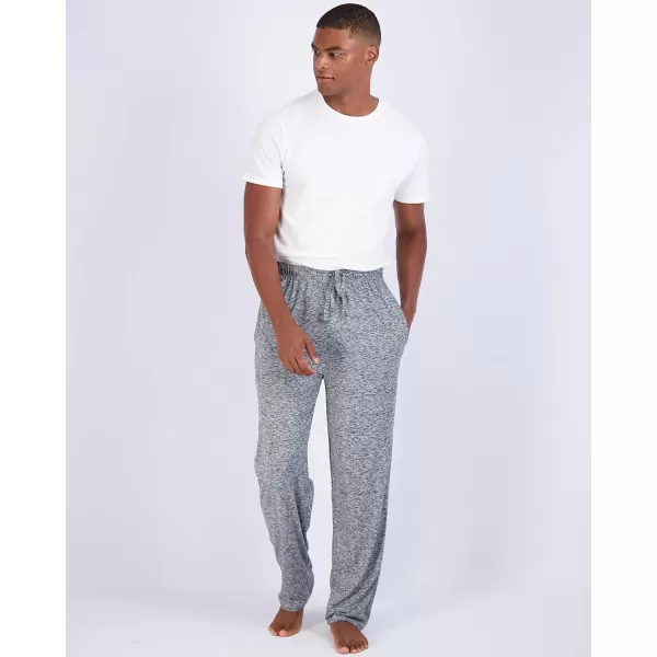 Real Essentials 3 Pack Mens Soft Pajama Lounge Pants with Drawstring ampamp Pockets  4Way Stretch ampamp WickingBig ampamp Tall S5XLSet 6
