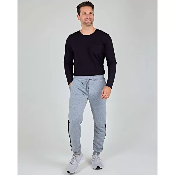 Real Essentials 3 Pack Mens Tech Fleece UltraSoft Jogger Athletic Sweatpants with Pockets Available in Big ampamp TallSet J