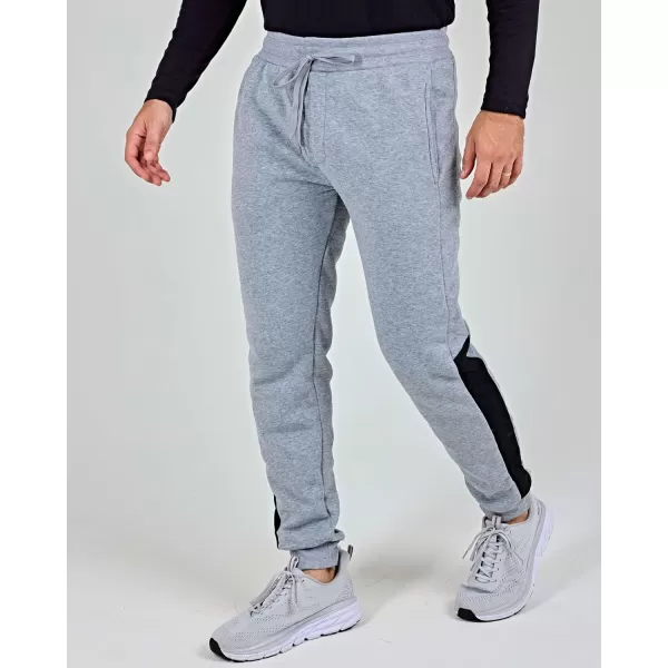 Real Essentials 3 Pack Mens Tech Fleece UltraSoft Jogger Athletic Sweatpants with Pockets Available in Big ampamp TallSet J