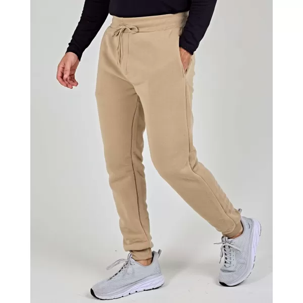 Real Essentials 3 Pack Mens Tech Fleece UltraSoft Jogger Athletic Sweatpants with Pockets Available in Big ampamp TallSet K