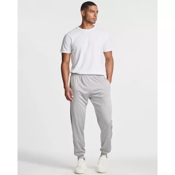 Real Essentials 3 Pack Mens Tricot Active Athletic Casual Jogger Fleece Lined Sweatpants Pockets Available in Big ampamp TallSet B