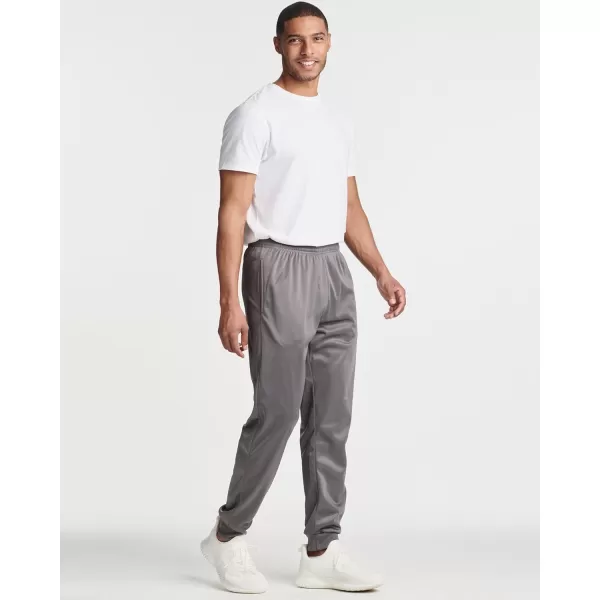 Real Essentials 3 Pack Mens Tricot Active Athletic Casual Jogger Fleece Lined Sweatpants Pockets Available in Big ampamp TallSet D