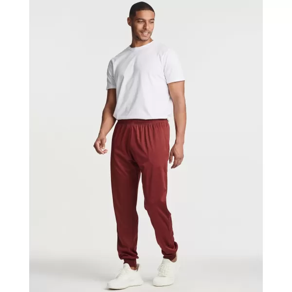 Real Essentials 3 Pack Mens Tricot Active Athletic Casual Jogger Fleece Lined Sweatpants Pockets Available in Big ampamp TallSet H