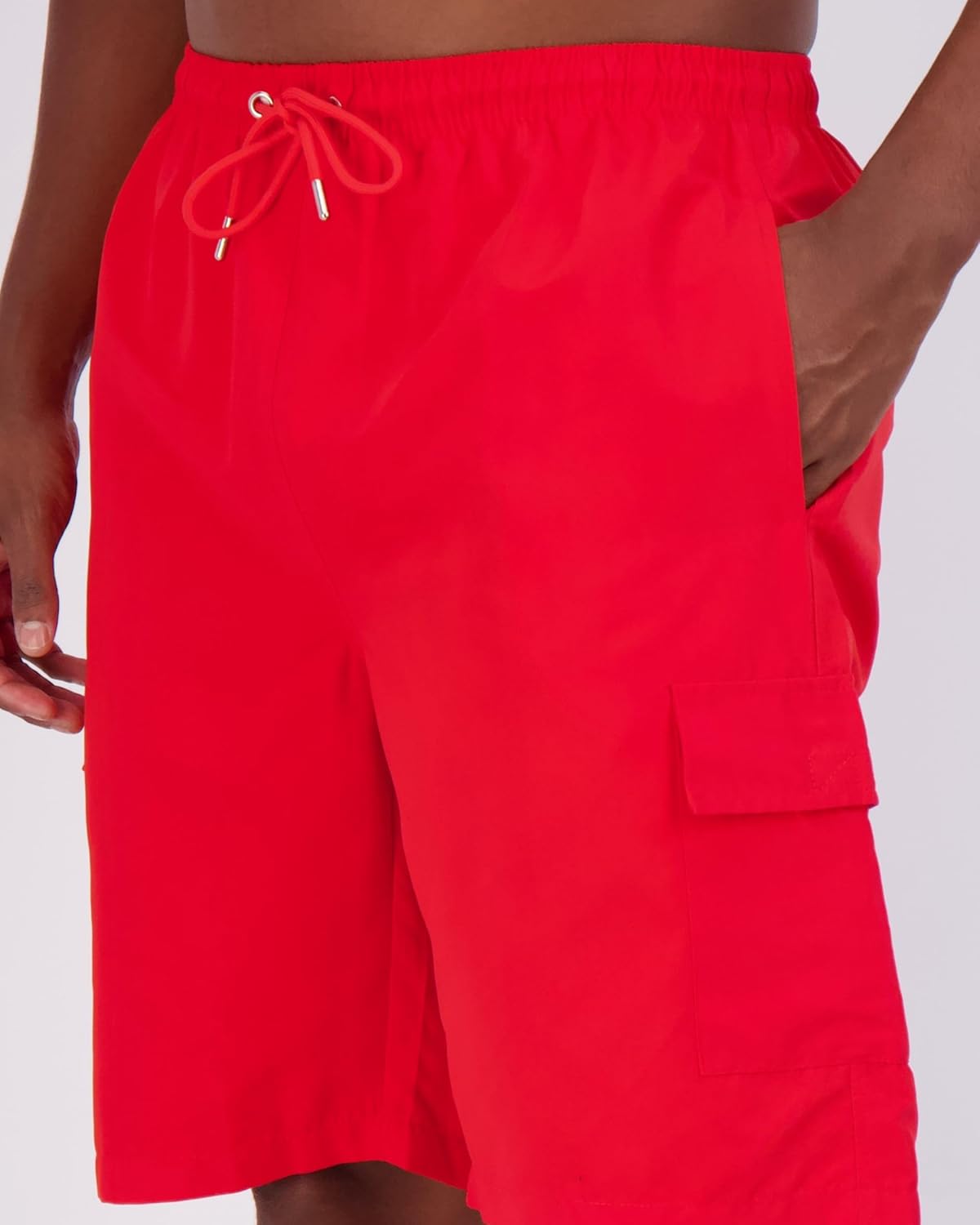 Real Essentials 3 Pack Mens Swim Trunks with Cargo Pockets ampamp Mesh Lining Available in Big ampamp TallSet 2