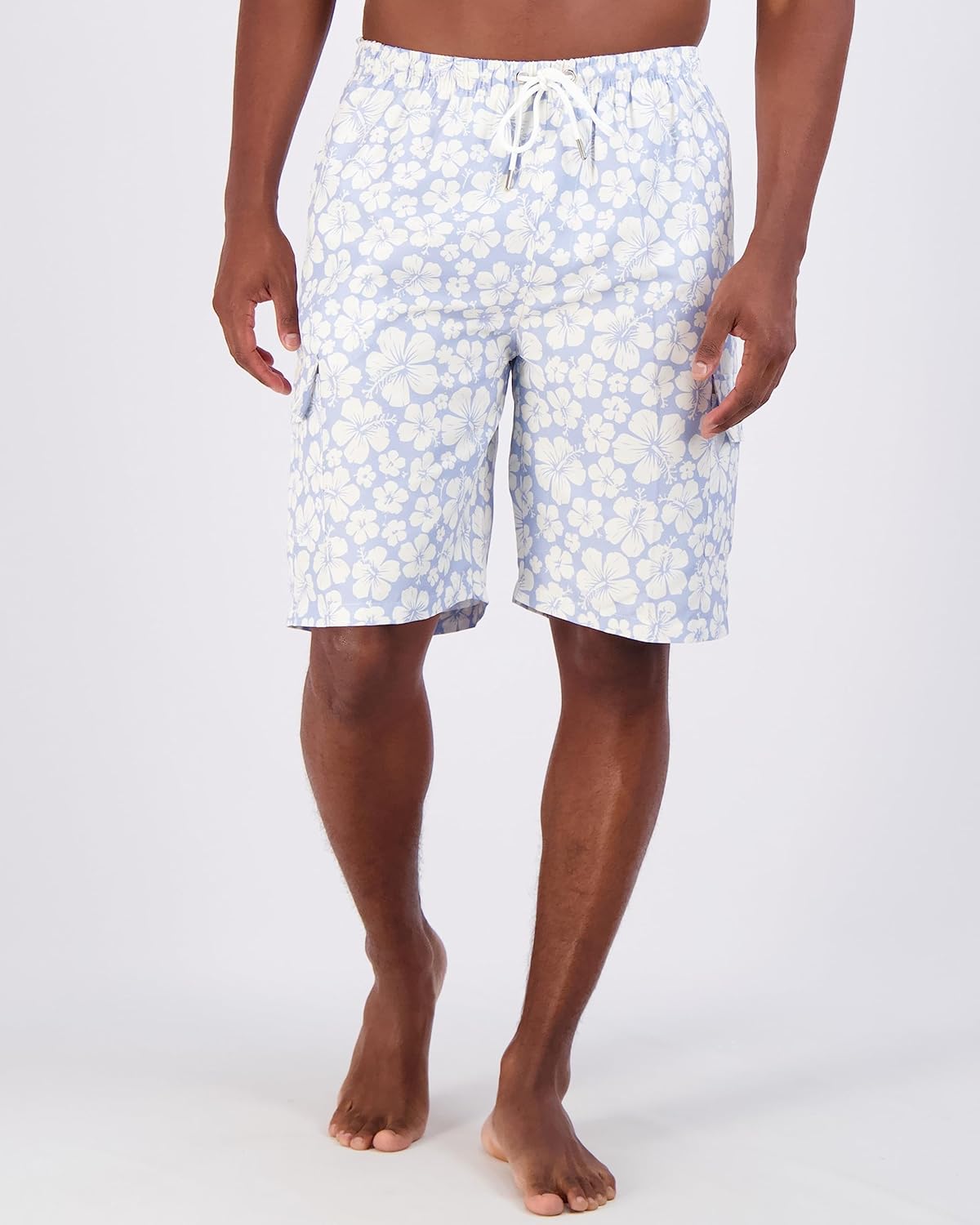 Real Essentials 3 Pack Mens Swim Trunks with Cargo Pockets ampamp Mesh Lining Available in Big ampamp TallSet 3