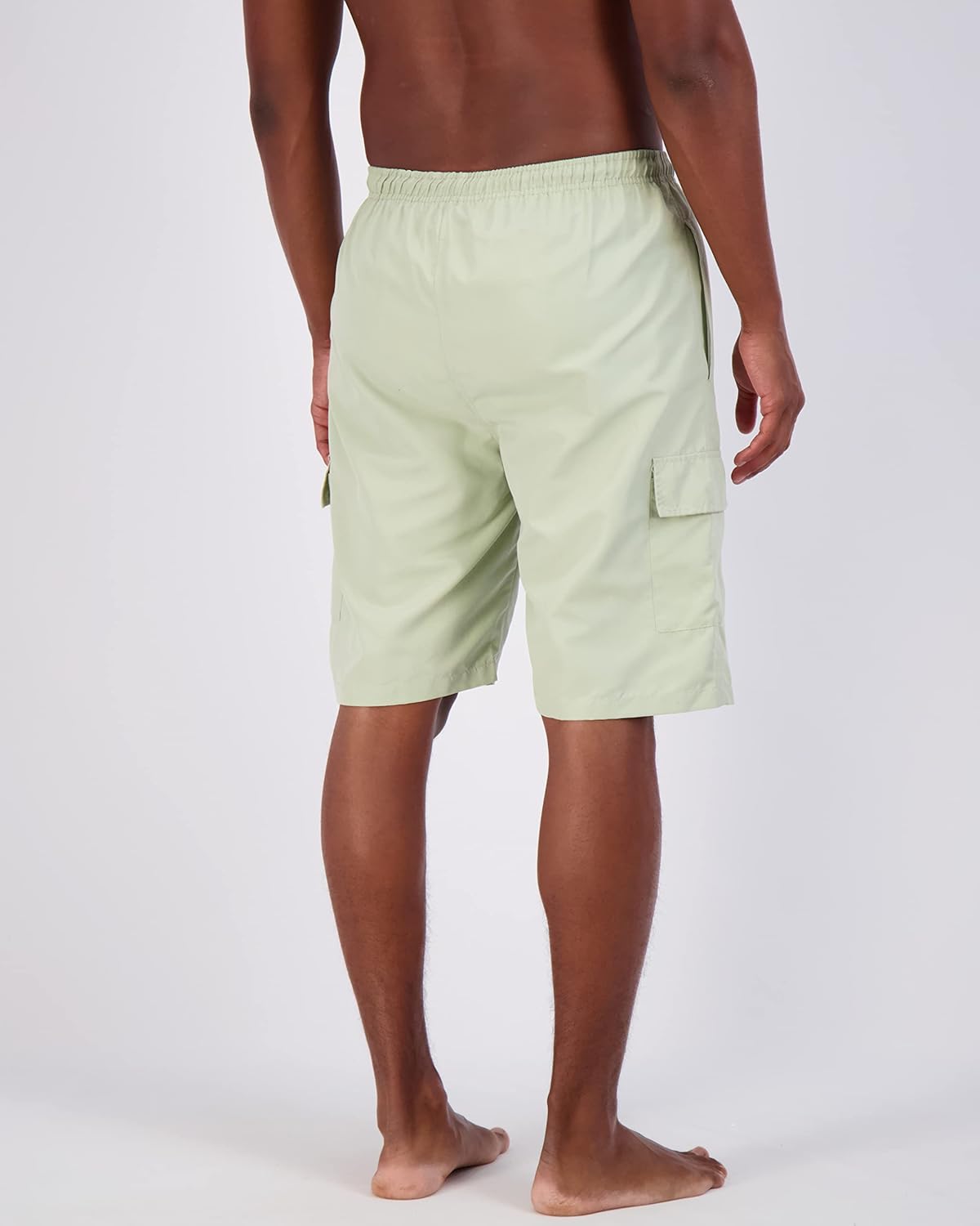 Real Essentials 3 Pack Mens Swim Trunks with Cargo Pockets ampamp Mesh Lining Available in Big ampamp TallSet 4