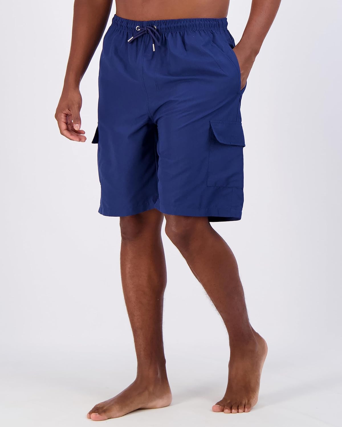 Real Essentials 3 Pack Mens Swim Trunks with Cargo Pockets ampamp Mesh Lining Available in Big ampamp TallSet 6