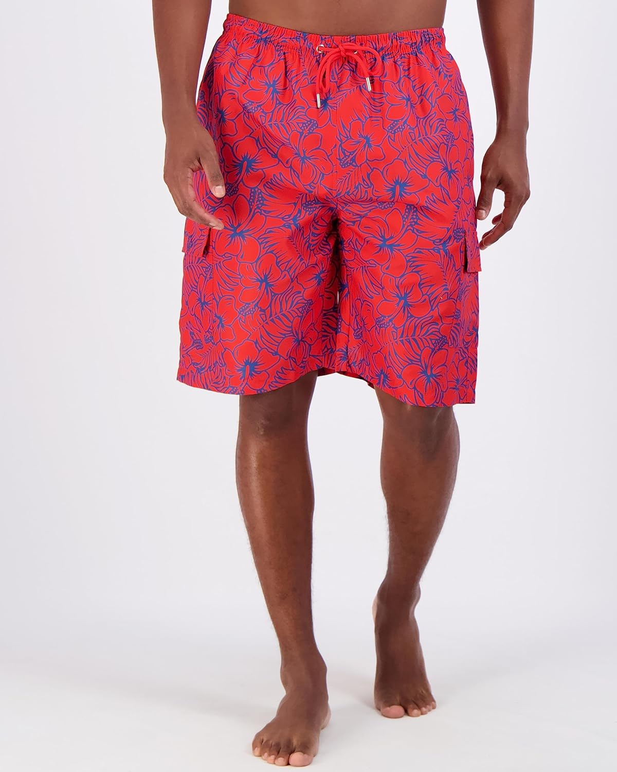 Real Essentials 3 Pack Mens Swim Trunks with Cargo Pockets ampamp Mesh Lining Available in Big ampamp TallSet 7