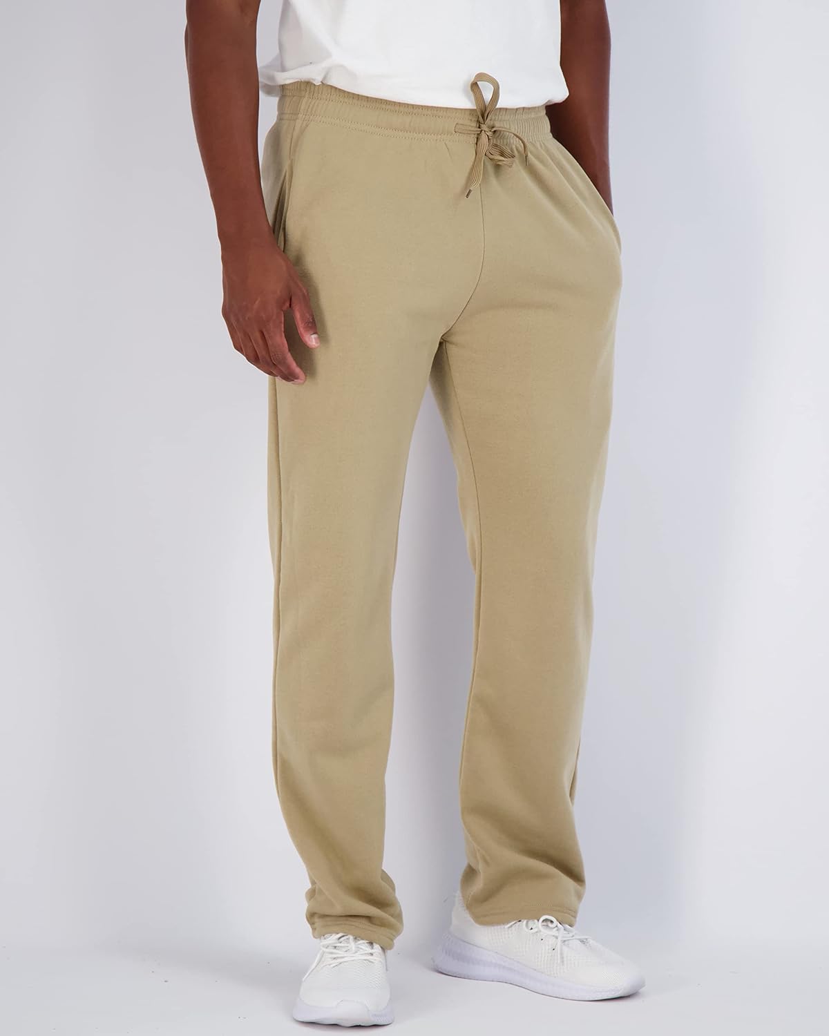 Real Essentials 3 Pack Mens Tech Fleece Athletic Casual Open Bottom Sweatpants with Pockets Available in Big ampamp TallSet 10
