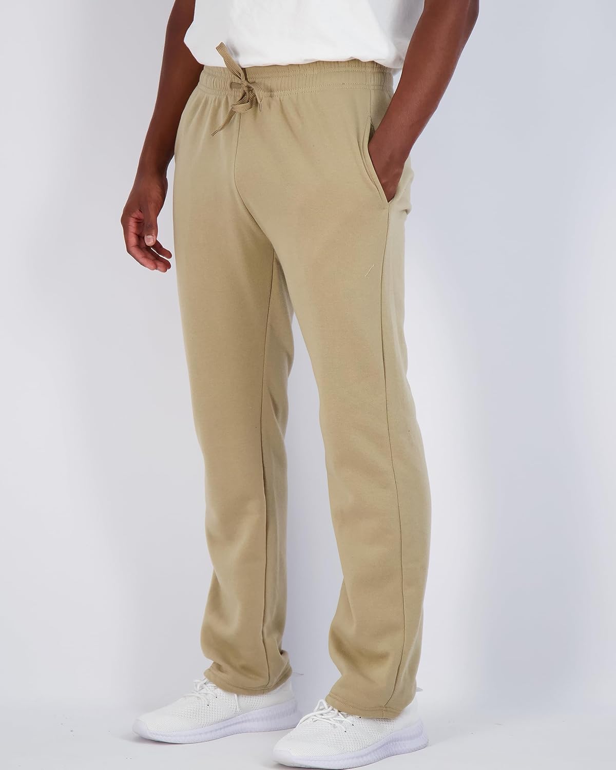Real Essentials 3 Pack Mens Tech Fleece Athletic Casual Open Bottom Sweatpants with Pockets Available in Big ampamp TallSet 10