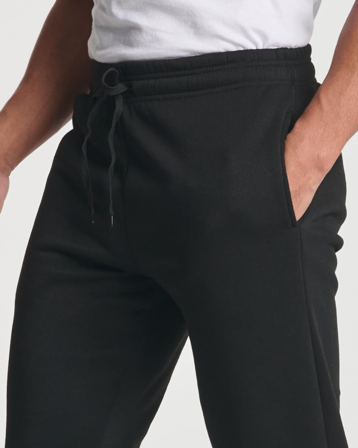 Real Essentials 3 Pack Mens Tech Fleece Athletic Casual Open Bottom Sweatpants with Pockets Available in Big ampamp TallSet 5
