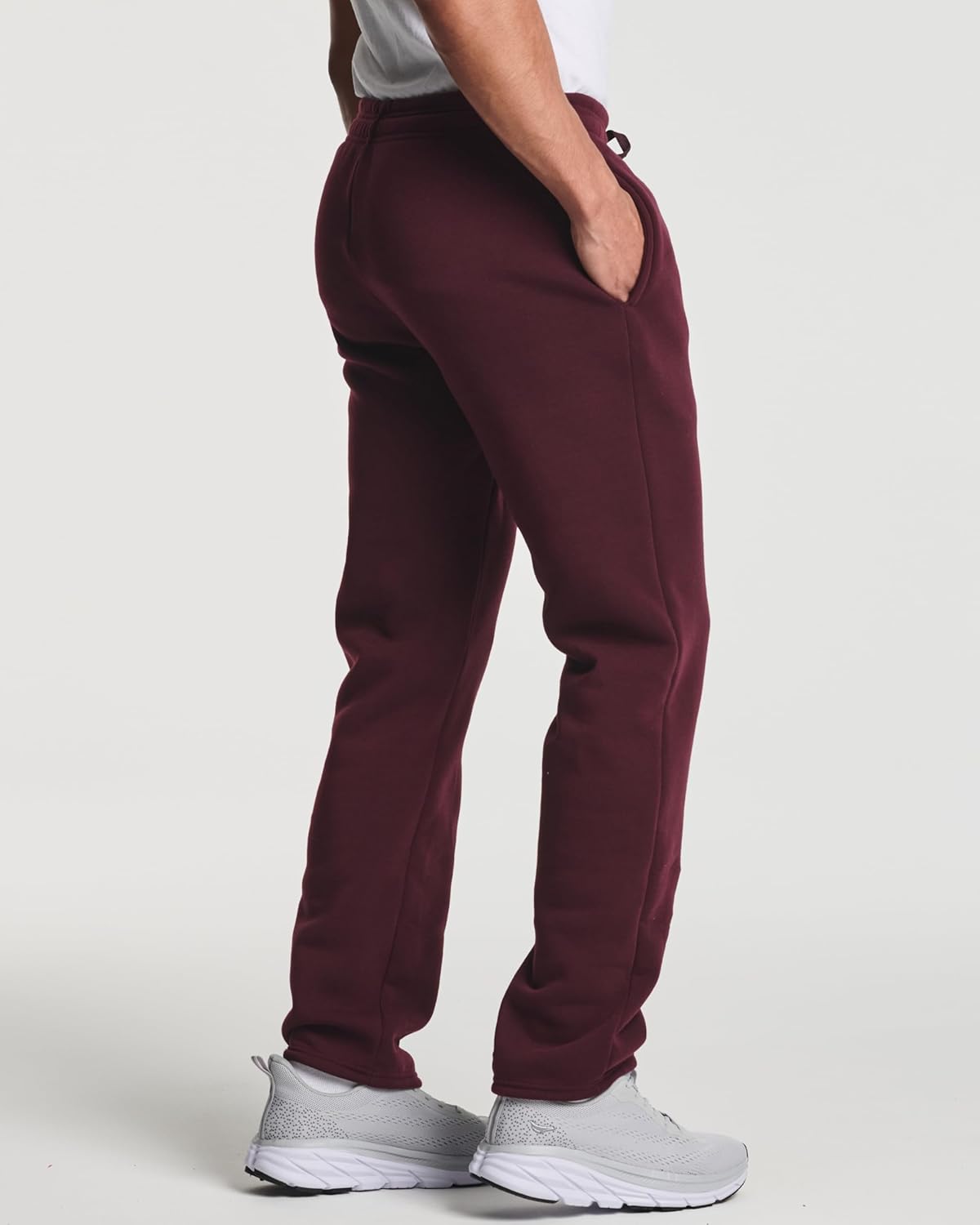 Real Essentials 3 Pack Mens Tech Fleece Athletic Casual Open Bottom Sweatpants with Pockets Available in Big ampamp TallSet 6