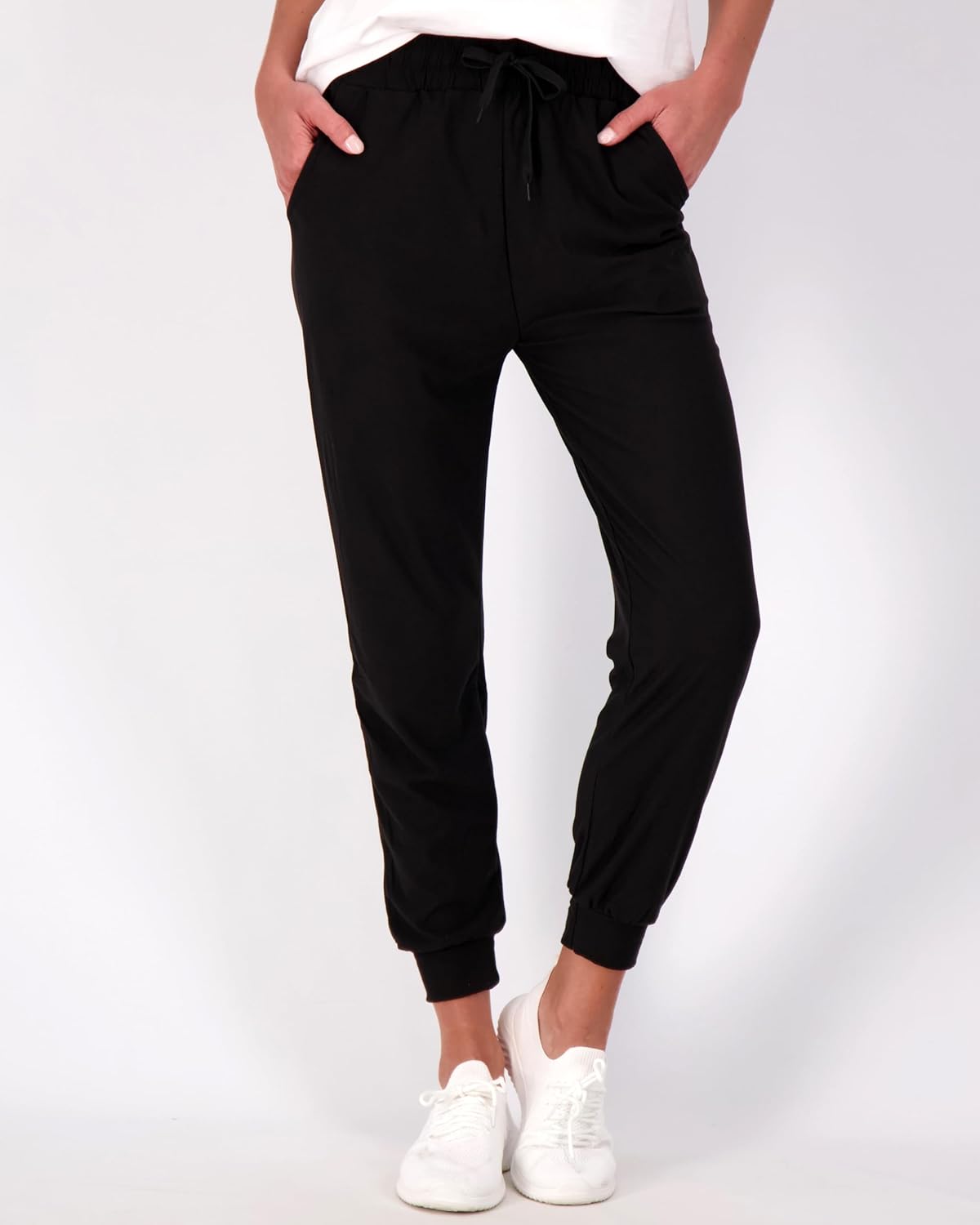Real Essentials 3 Pack Womens UltraSoft Lounge Joggers Sweatpants Athletic Yoga Pants with Pockets Available in PlusSet 1