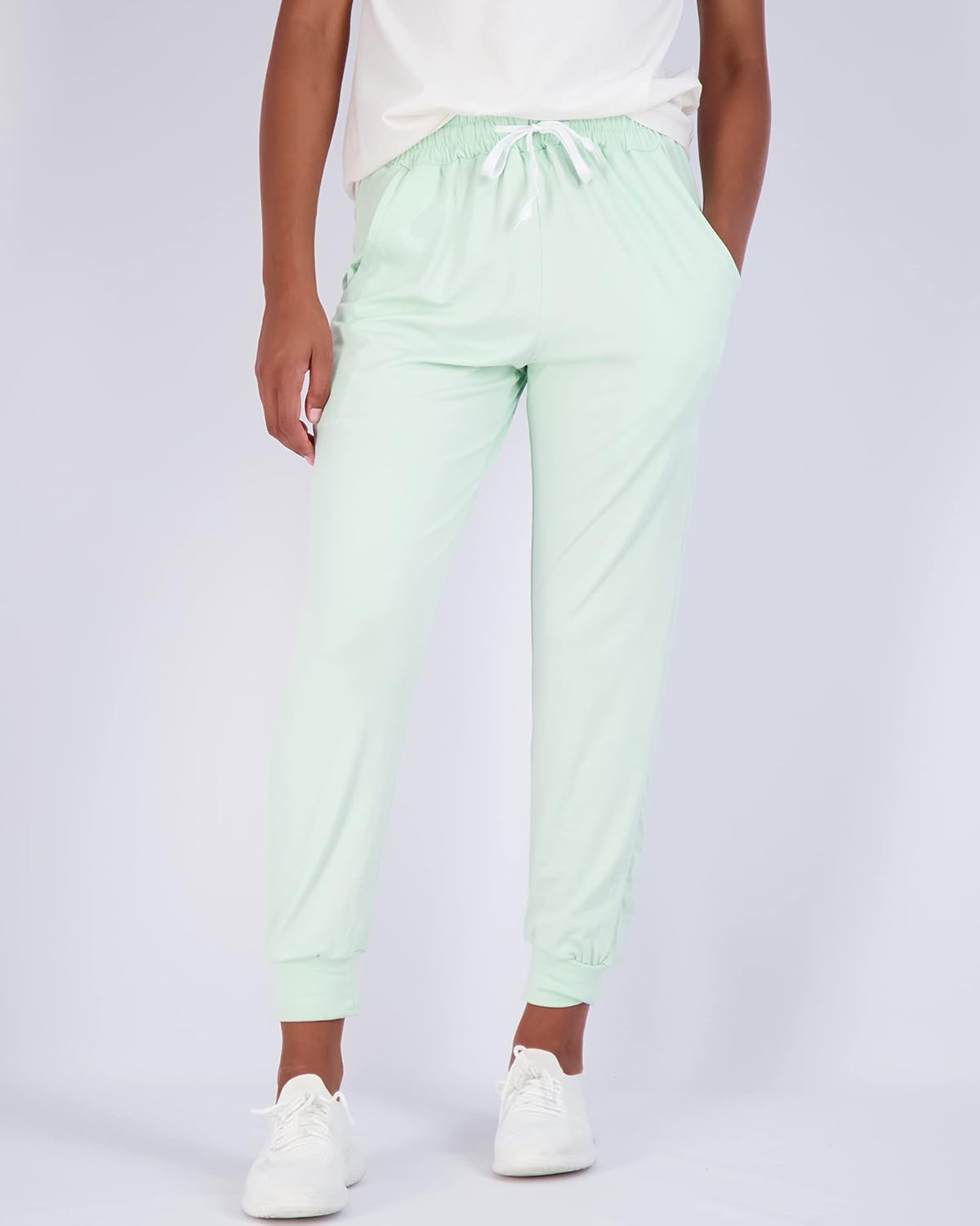 Real Essentials 3 Pack Womens UltraSoft Lounge Joggers Sweatpants Athletic Yoga Pants with Pockets Available in PlusSet 12