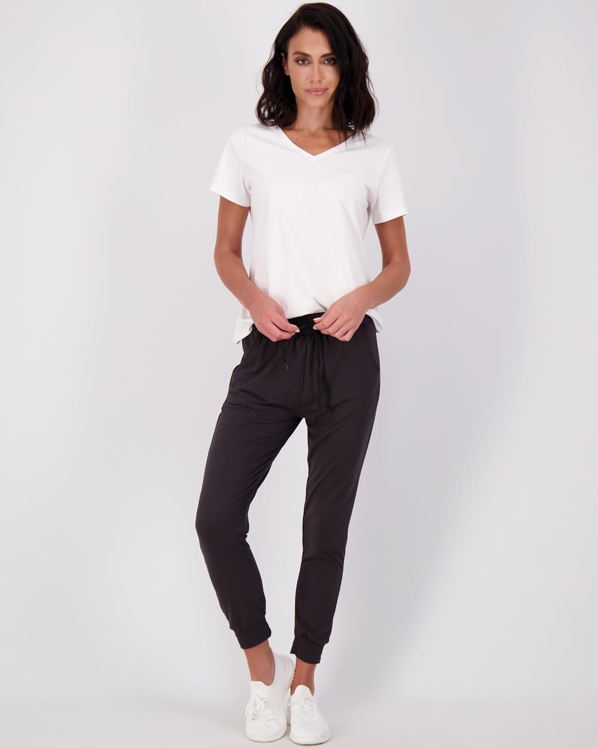Real Essentials 3 Pack Womens UltraSoft Lounge Joggers Sweatpants Athletic Yoga Pants with Pockets Available in PlusSet 2