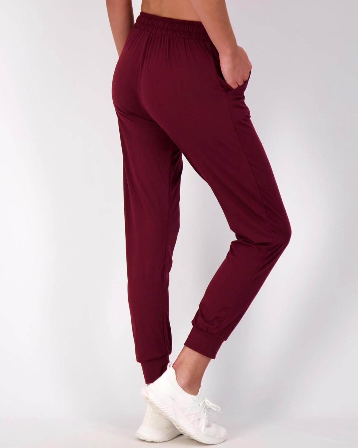 Real Essentials 3 Pack Womens UltraSoft Lounge Joggers Sweatpants Athletic Yoga Pants with Pockets Available in PlusSet 3