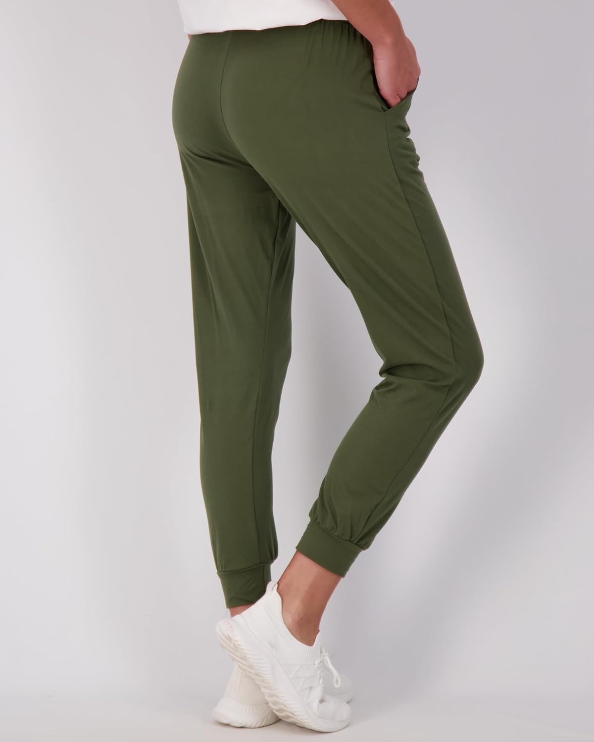 Real Essentials 3 Pack Womens UltraSoft Lounge Joggers Sweatpants Athletic Yoga Pants with Pockets Available in PlusSet 4
