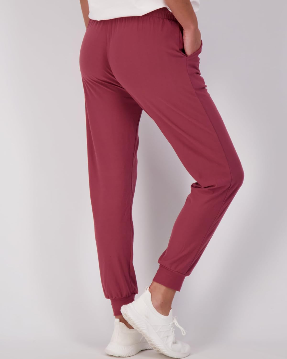 Real Essentials 3 Pack Womens UltraSoft Lounge Joggers Sweatpants Athletic Yoga Pants with Pockets Available in PlusSet 6
