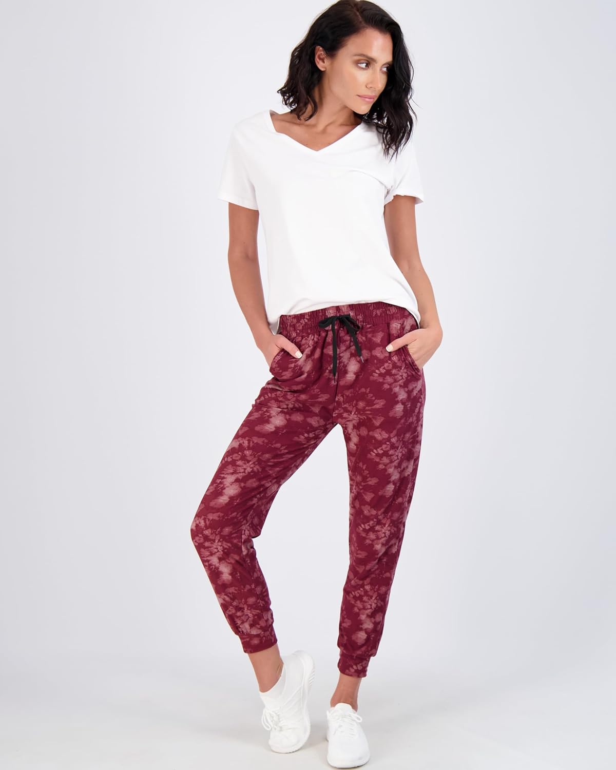 Real Essentials 3 Pack Womens UltraSoft Lounge Joggers Sweatpants Athletic Yoga Pants with Pockets Available in PlusSet 7