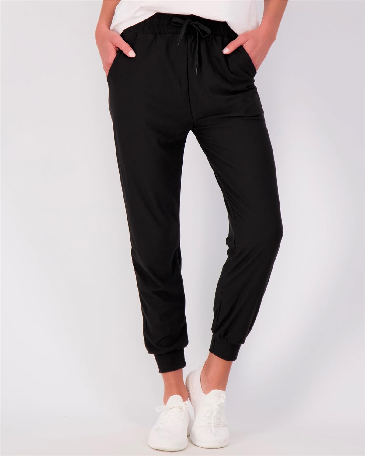 Real Essentials 3 Pack Womens UltraSoft Lounge Joggers Sweatpants Athletic Yoga Pants with Pockets Available in PlusSet 8