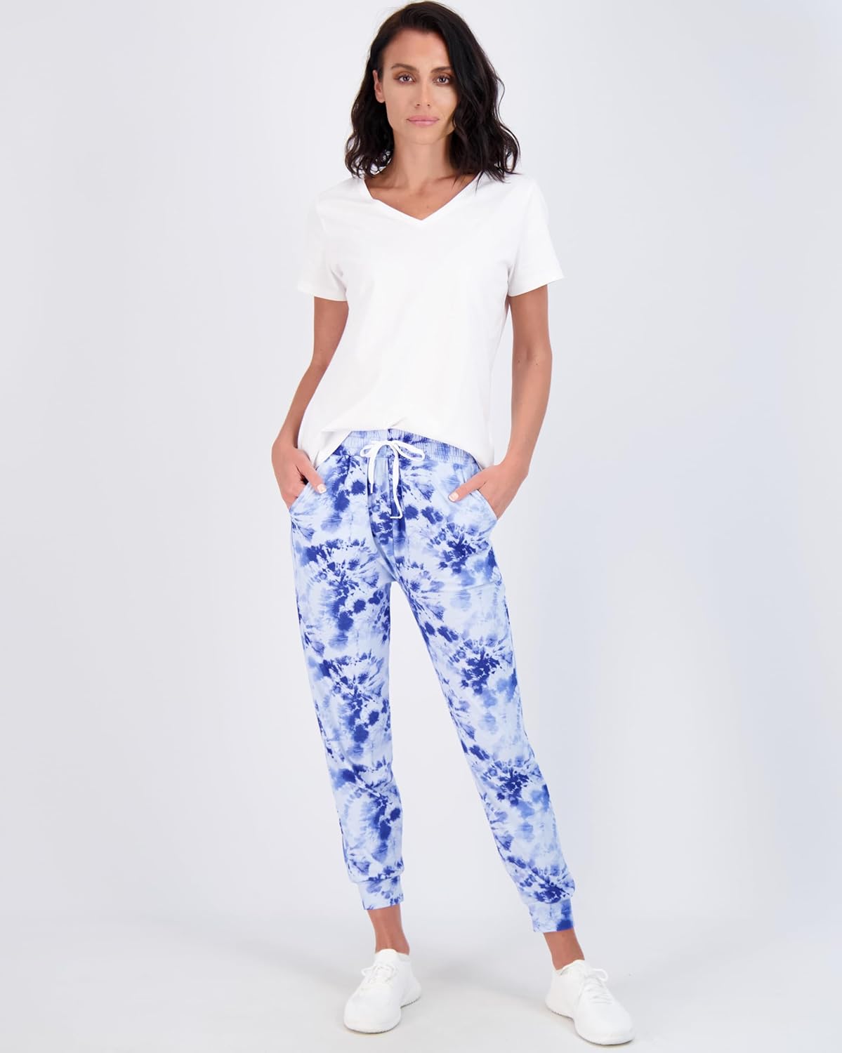 Real Essentials 3 Pack Womens UltraSoft Lounge Joggers Sweatpants Athletic Yoga Pants with Pockets Available in PlusSet 8