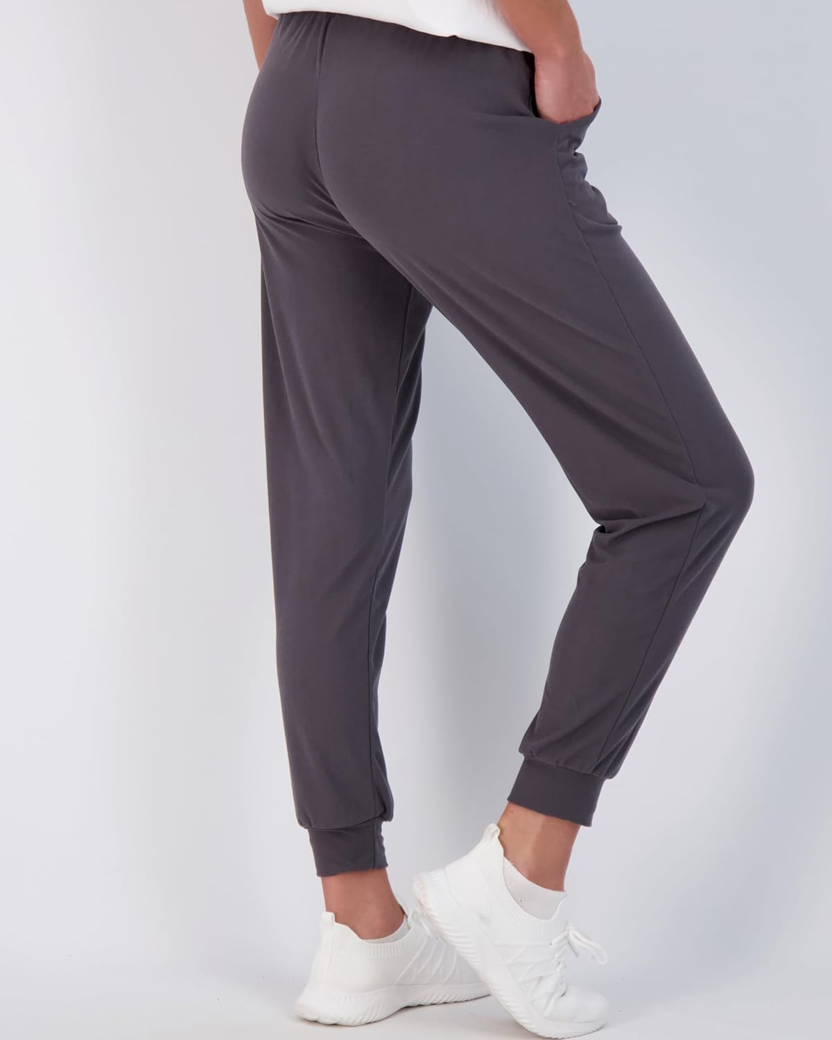 Real Essentials 3 Pack Womens UltraSoft Lounge Joggers Sweatpants Athletic Yoga Pants with Pockets Available in PlusSet 9