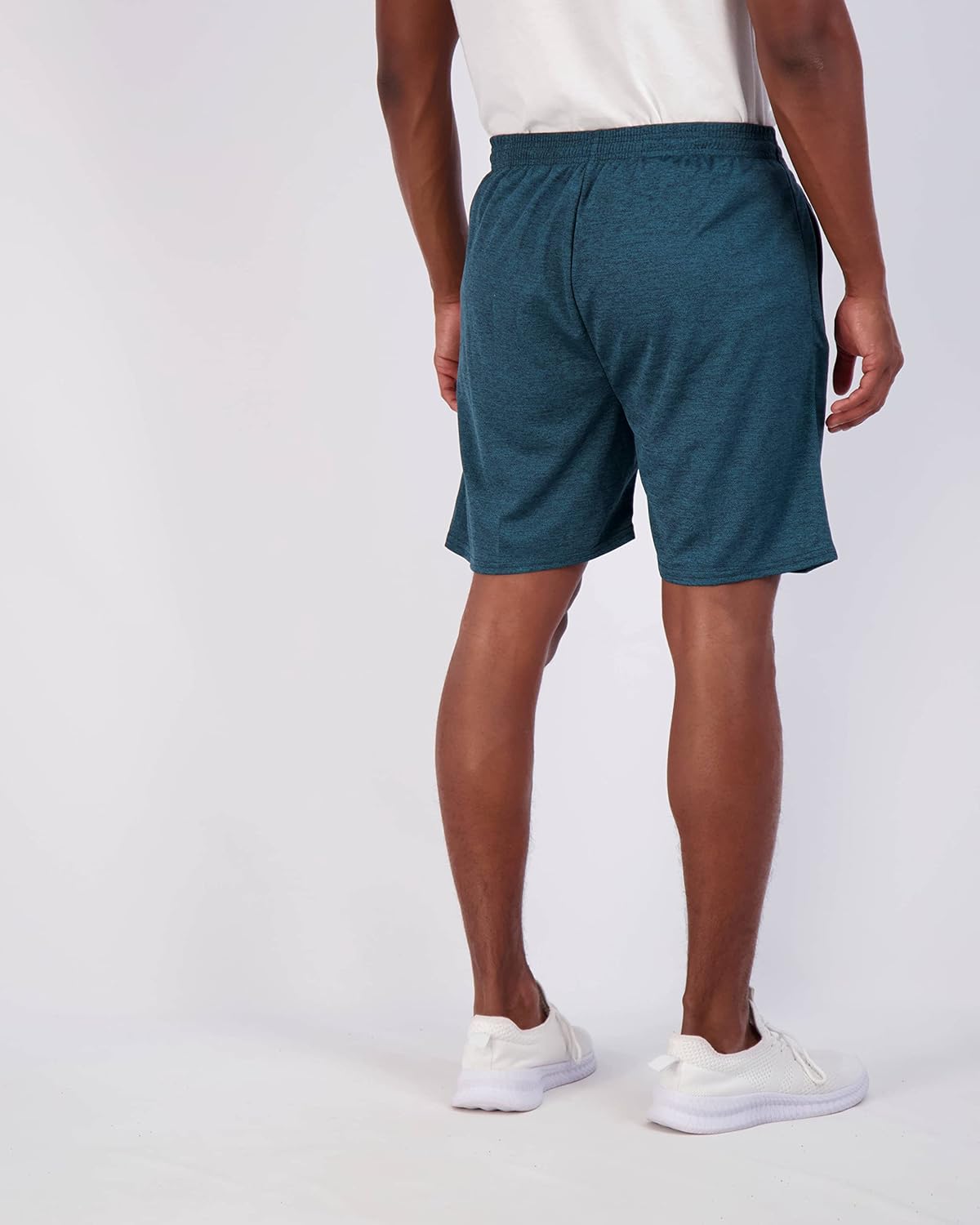 Real Essentials 4 Pack Mens 7quot Athletic Running Quick Dry Mesh Shorts with Zipper Pockets Available in Big ampamp TallSet 9