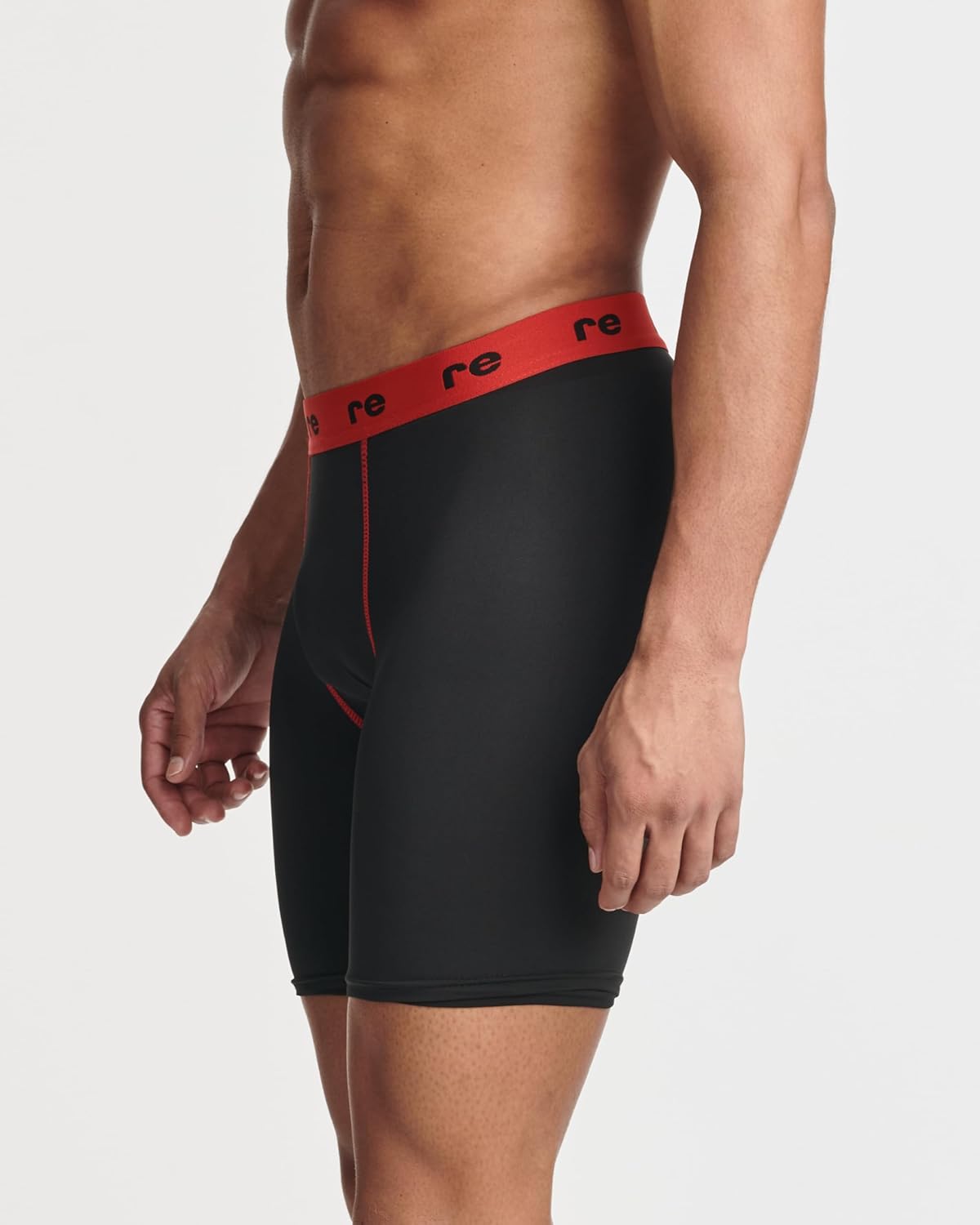 Real Essentials 5 Pack Mens Compression Shorts  Quick Dry Performance Active Underwear Available in Big ampamp TallSet B