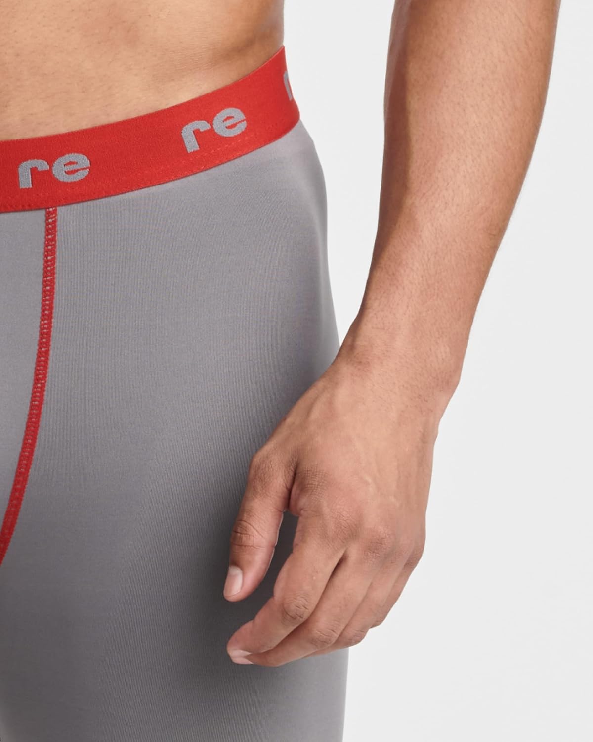 Real Essentials 5 Pack Mens Compression Shorts  Quick Dry Performance Active Underwear Available in Big ampamp TallSet D