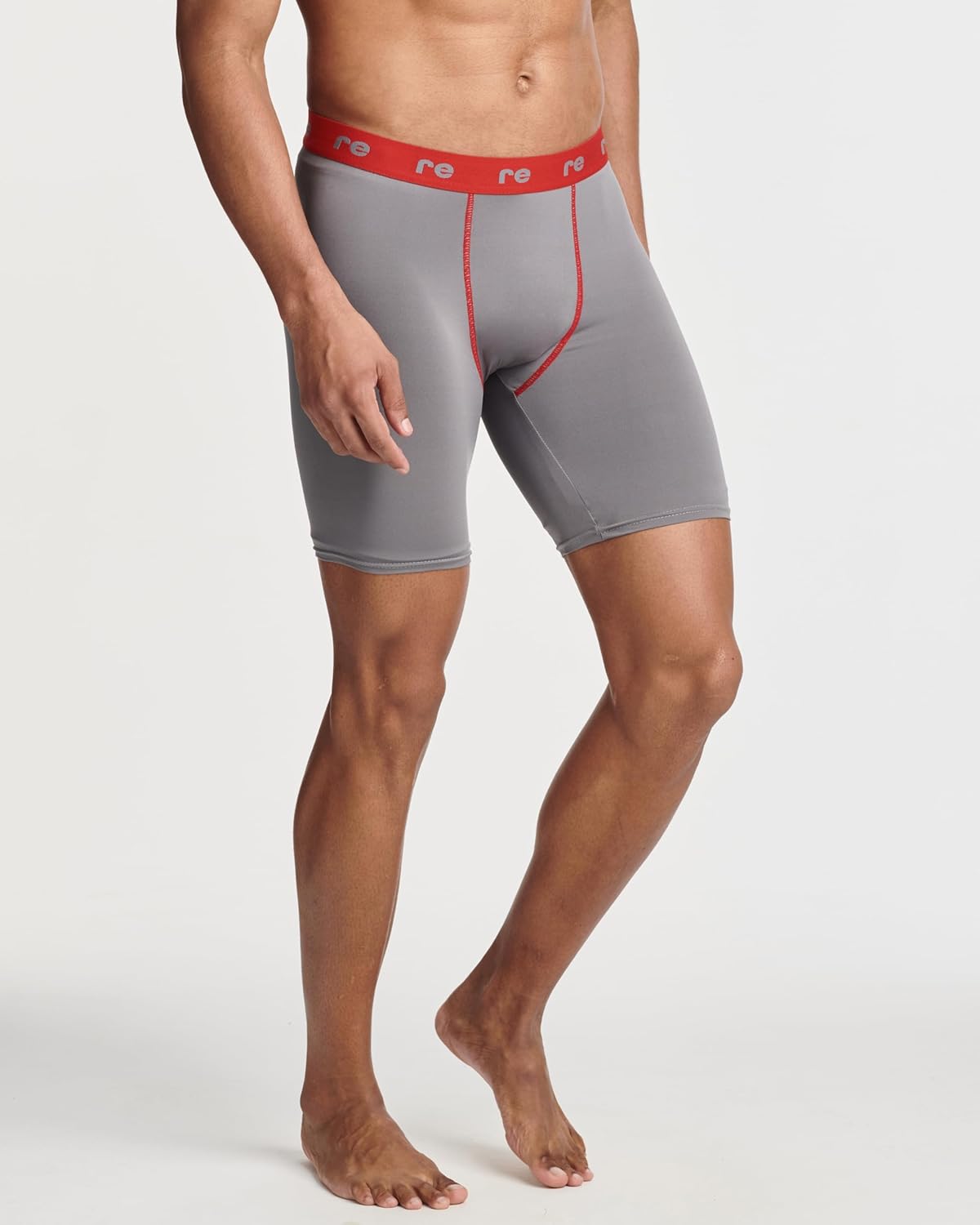 Real Essentials 5 Pack Mens Compression Shorts  Quick Dry Performance Active Underwear Available in Big ampamp TallSet D