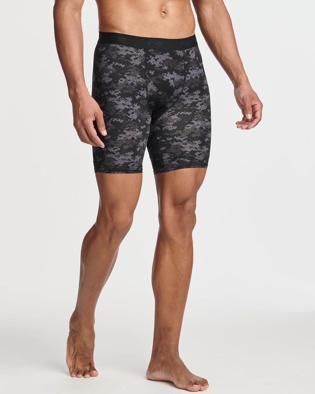 Real Essentials 5 Pack Mens Compression Shorts  Quick Dry Performance Active Underwear Available in Big ampamp TallSet G
