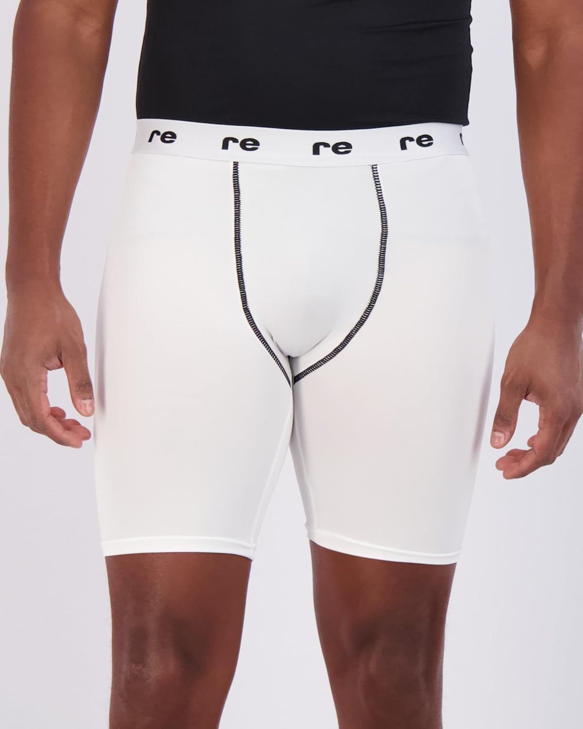 Real Essentials 5 Pack Mens Compression Shorts  Quick Dry Performance Active Underwear Available in Big ampamp TallSet J