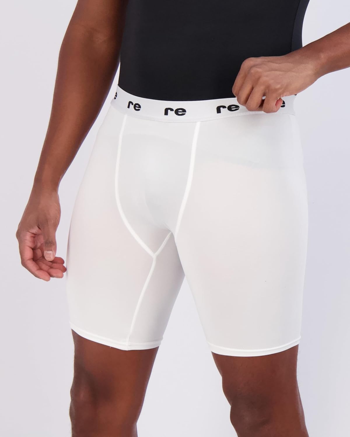 Real Essentials 5 Pack Mens Compression Shorts  Quick Dry Performance Active Underwear Available in Big ampamp TallSet K