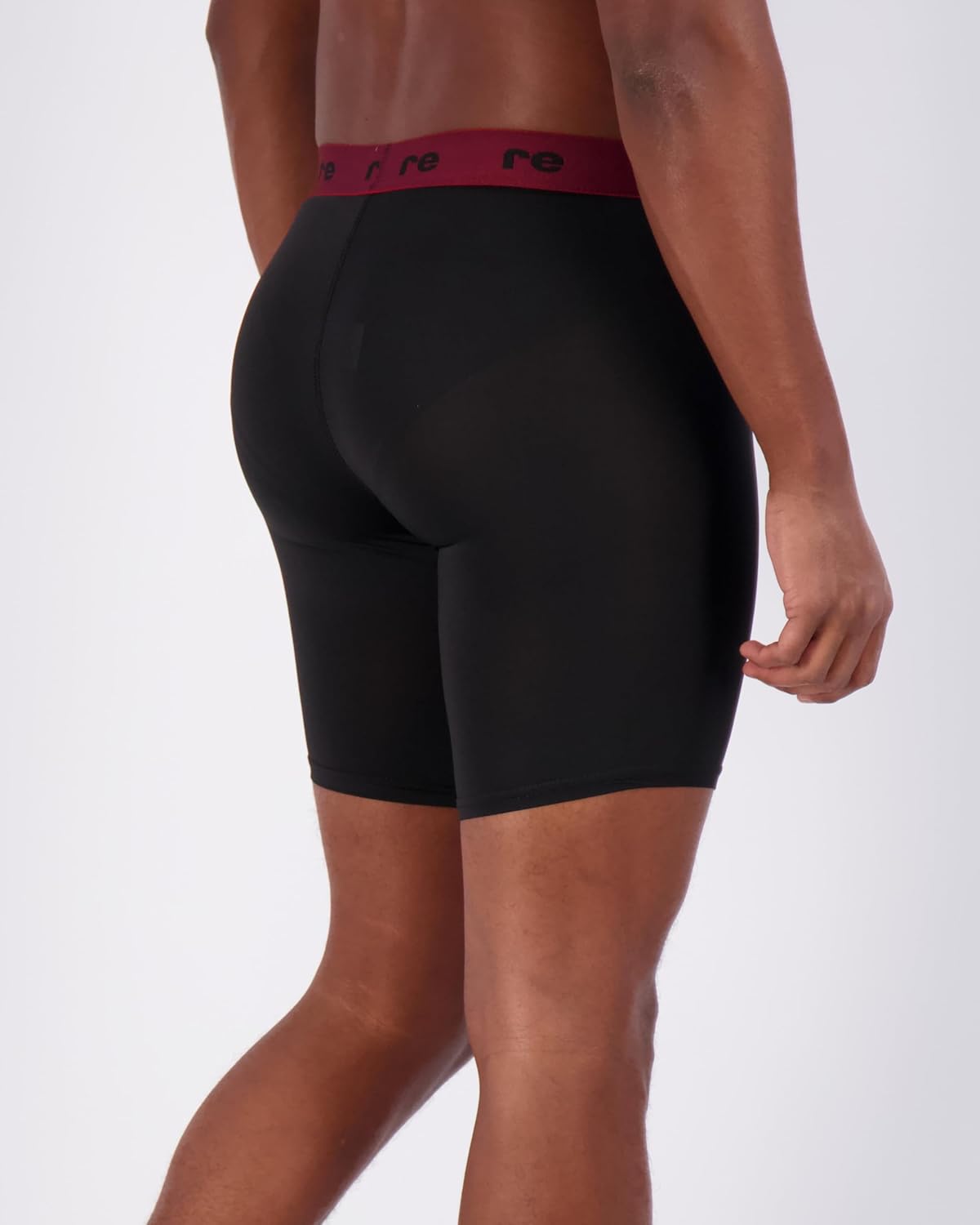 Real Essentials 5 Pack Mens Compression Shorts  Quick Dry Performance Active Underwear Available in Big ampamp TallSet L