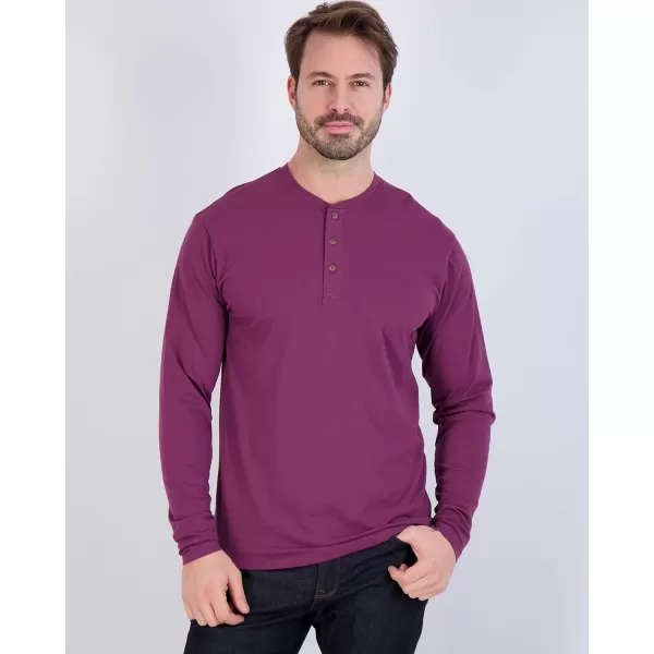 Real Essentials 3 Pack Mens Cotton Short ampamp Long Sleeve Henley TShirt Performance Activewear Available in Big ampamp TallLong Sleeve  Set 11