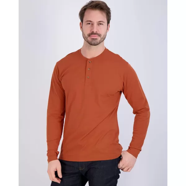 Real Essentials 3 Pack Mens Cotton Short ampamp Long Sleeve Henley TShirt Performance Activewear Available in Big ampamp TallLong Sleeve  Set 12