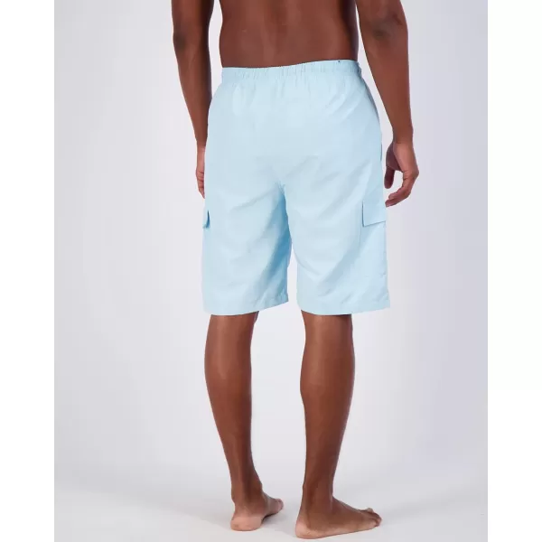 Real Essentials 3 Pack Mens Swim Trunks with Cargo Pockets ampamp Mesh Lining Available in Big ampamp TallSet 2